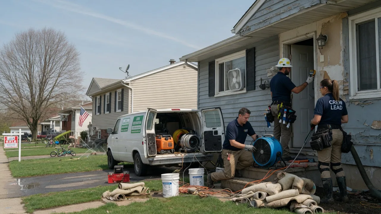 Flood Cleanup in Ottsville, PA near me