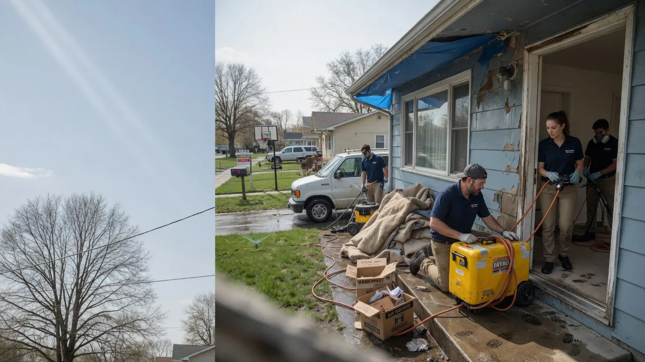 Basement Flood Cleanup in Ottsville, PA near me